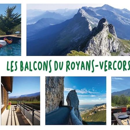 Balcons Du Royans.Logement Entier Piscine Saint-Jean-en-Royans Eksteriør bilde